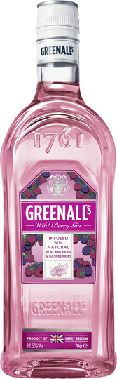 Greenall`s Gin Greenall`s Wild Berry Pink Gin 37,5% vol 0,7l 