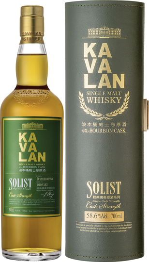 Kavalan Kavalan Solist Ex-Bourbon 50-60%vol Cask Strength 0,7l 
