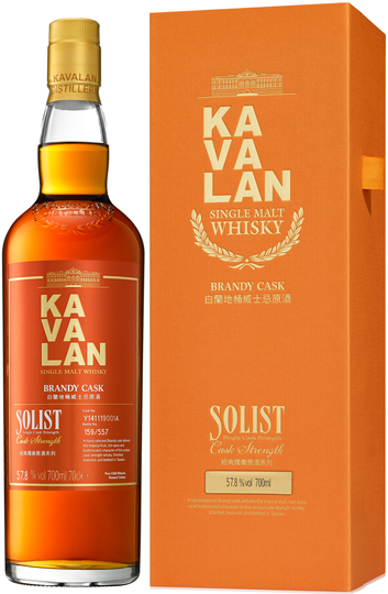 Kavalan Kavalan Solist Ltd. Brandy Cask 50-60%vol 0,7l 