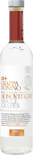 Nonino Distillatori Grappa Monovitigni Single Grapes 40%vol 0,5l 