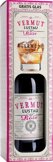 Emilio Lustau Lustau Vermut Rosé Onpack GP mit Glas 15% vol 0,75l 